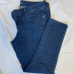 Ankle Skinny Pattern Jean